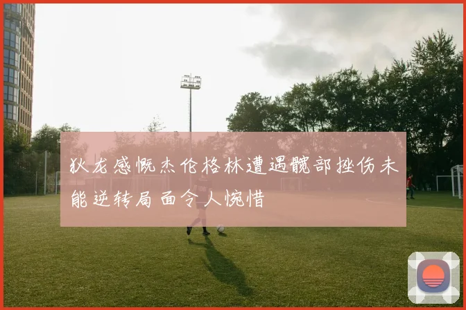 狄龙感慨杰伦格林遭遇髋部挫伤未能逆转局面令人惋惜